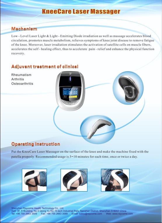 Массажер для коленного сустава лазерный Knee Care Laser Massager